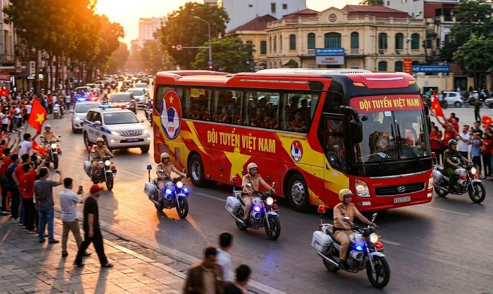 Bí ẩn 6 giờ di chuyển của ĐT Việt Nam: Khoa học hay chiến thuật?